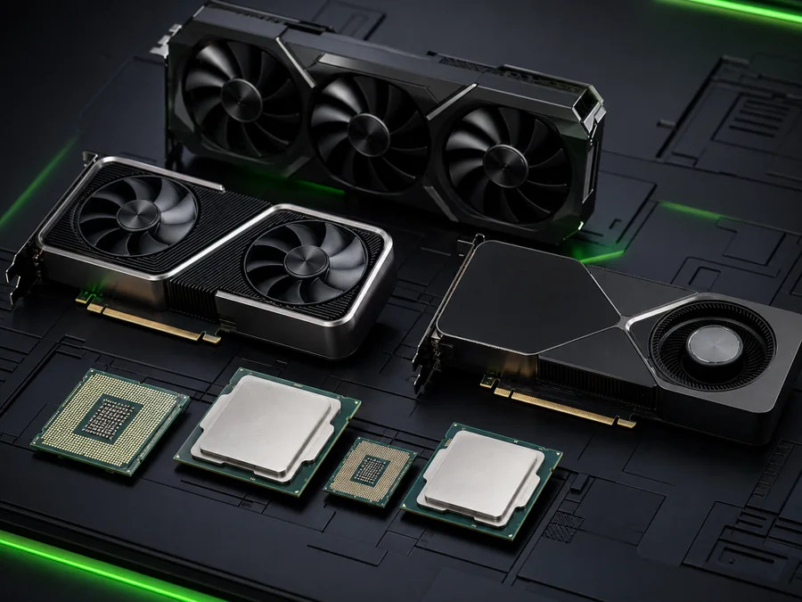 GPUs and CPU processors