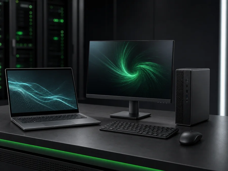 Business laptops and desktop PCs